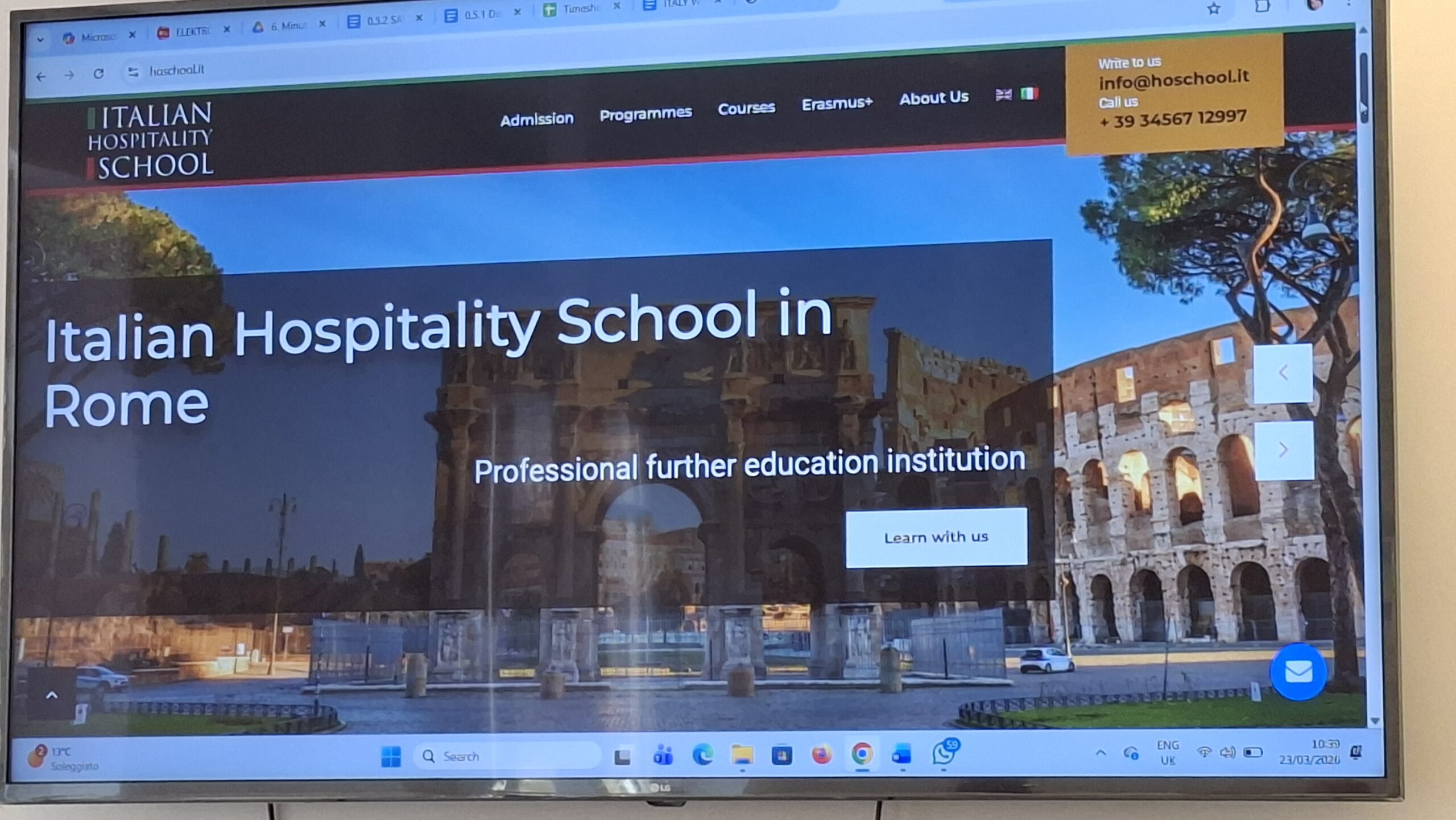 Sostenibilidad. Nuevos contactos Erasmus+