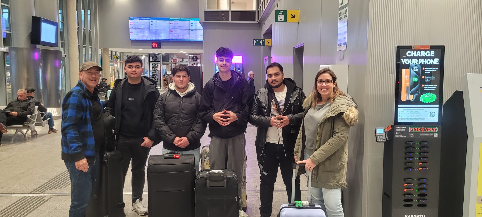 Gamarra acoge a 4 alumnos en prácticas de Portugal