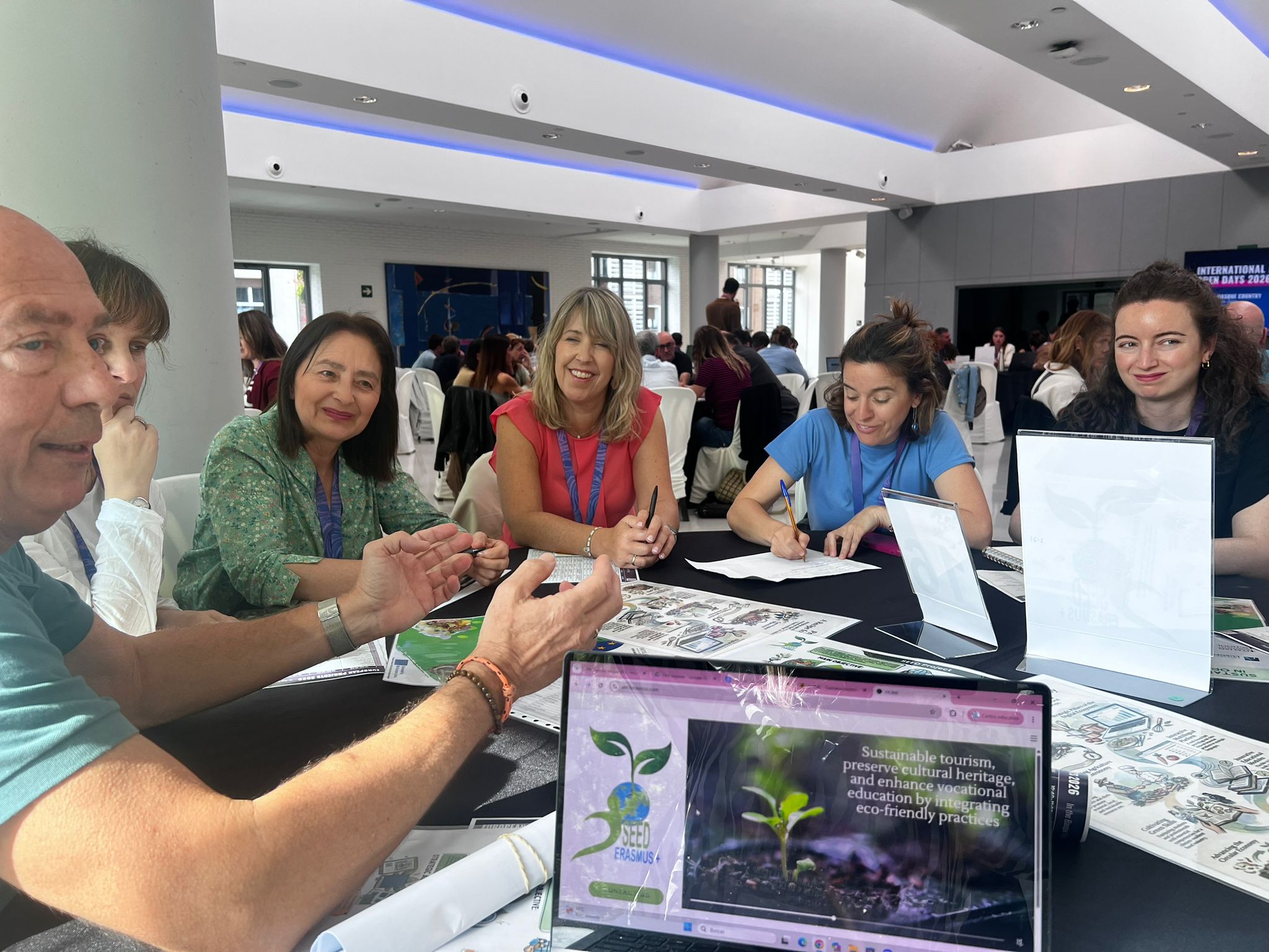 Gamarra presenta sus proyectos europeos en el Multiplier Event celebrado en el Palacio Europa