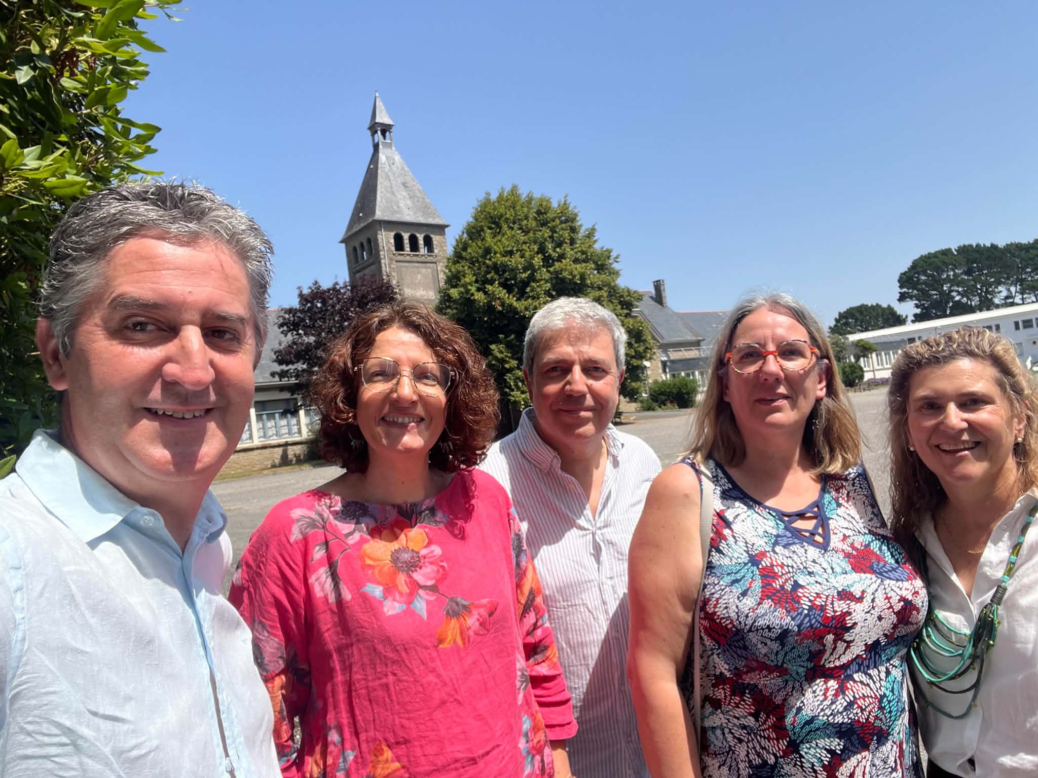 Profesorado de Gamarra en Bretaña, Francia, para coordinar proyectos internacionales